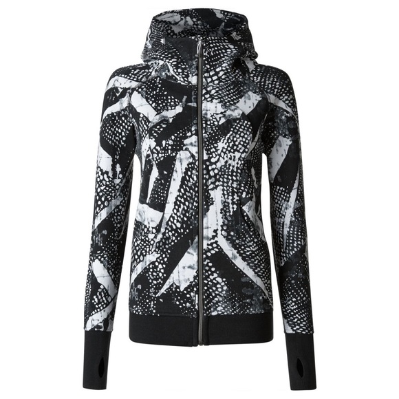 Lululemon Scuba Hoodie III (Static Mist White Black) sz 4 - Picture 7 of 15